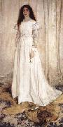 James Abbott McNeil Whistler Symphony in white No 1 The White Girl oil on canvas